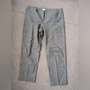 J. Jill Women's Checked Dress Pants - Black & Tan